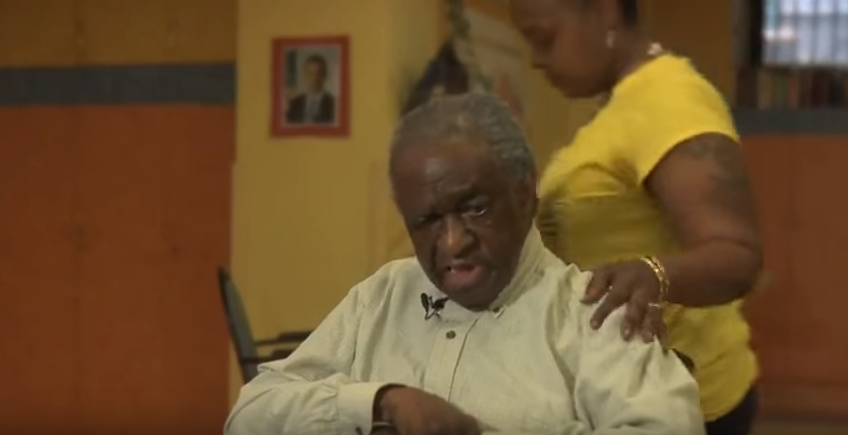Old Man In Nursing Home Reacts To Hearing Music From His Era